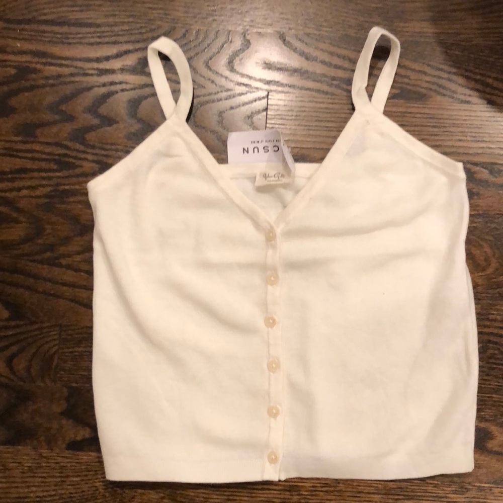 PacSun Button Tank Top